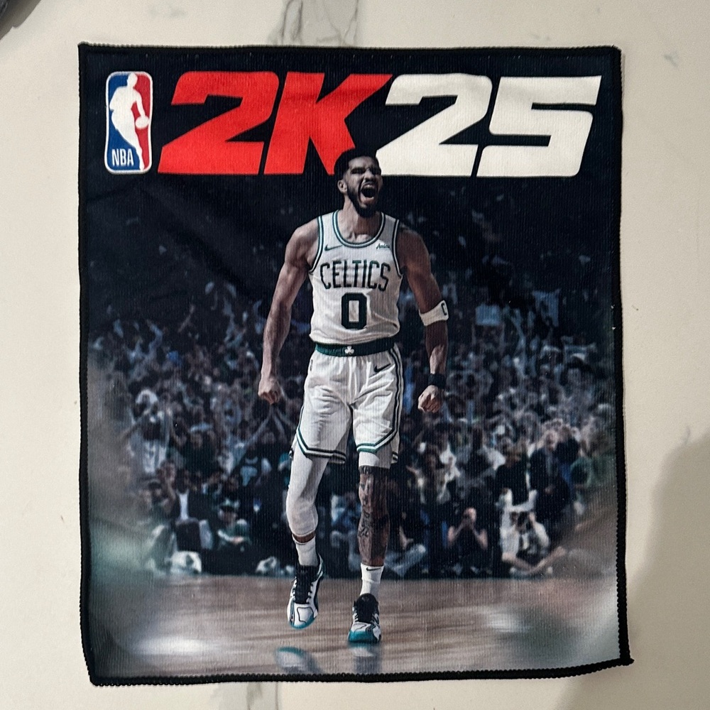 NBA 2K25 Celtics Player Towel - Red, White, Black
